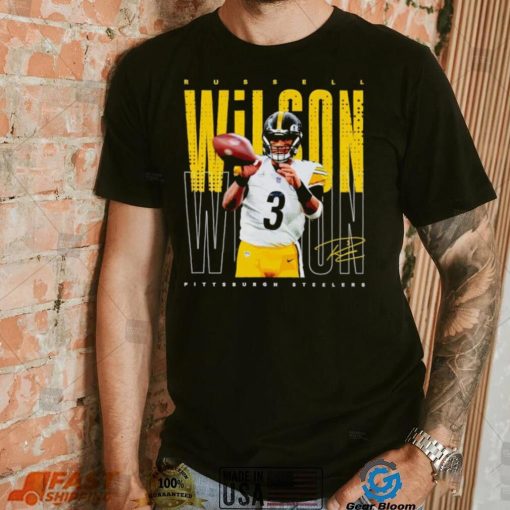 Russell Wilson Pittsburgh Steelers signature shirt