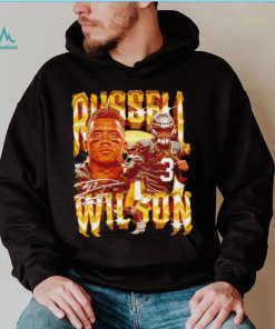 Russell Wilson number 3 Pittsburgh Steelers football player signature vintage shirt
