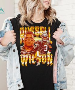 Russell Wilson number 3 Pittsburgh Steelers football player signature vintage shirt