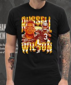 Russell Wilson number 3 Pittsburgh Steelers football player signature vintage shirt