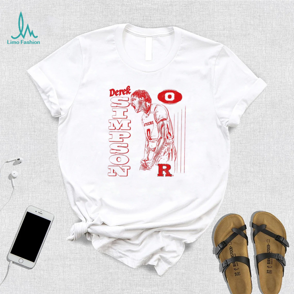 Rutgers Scarlet Knights Derek Simpson career high shirt Rutgers Scarlet Knights Derek Simpson career high shirt
