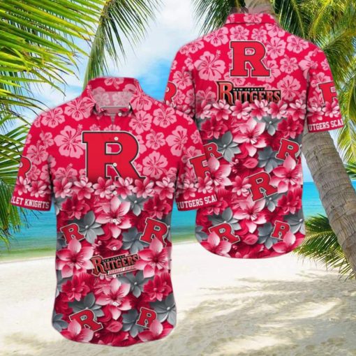 Rutgers Scarlet Knights NCAA3 Hawaiian Shirt Trending Summer