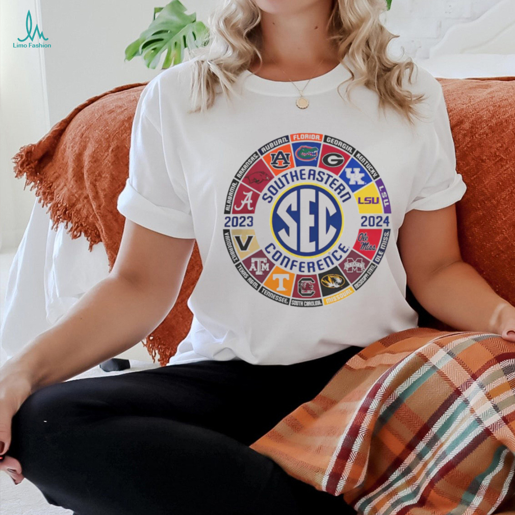 SEC Store Blue 84 White 2023 24 SEC Football All Team Logo T Shirt SEC Store Blue 84 White 2023 24 SEC Football All Team Logo T Shirt