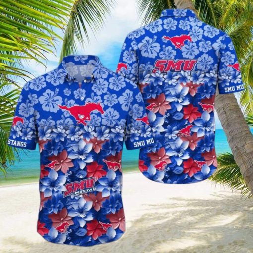 SMU Mustangs NCAA3 Hawaiian Shirt Trending Summer