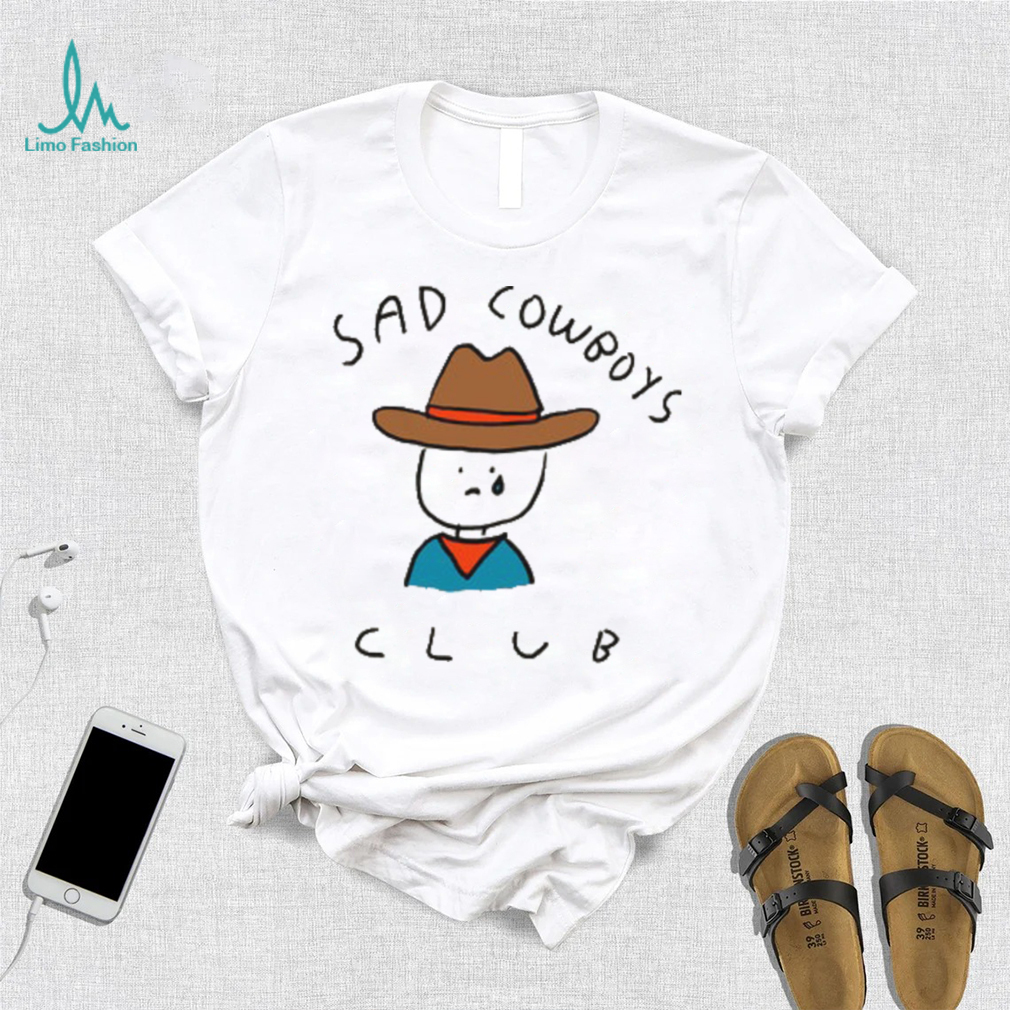 Sad Cowboys Club Tee Ethically Made T Shirt Sad Cowboys Club Tee Ethically Made T Shirt