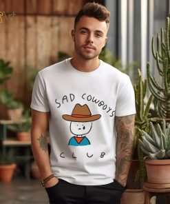 Sad Cowboys Club Tee Ethically Made T Shirt