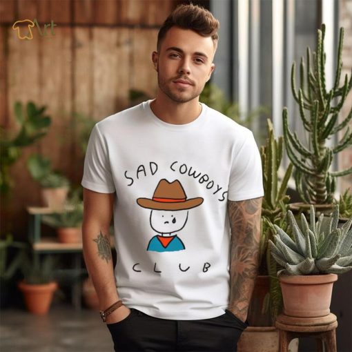 Sad Cowboys Club Tee Ethically Made T Shirt