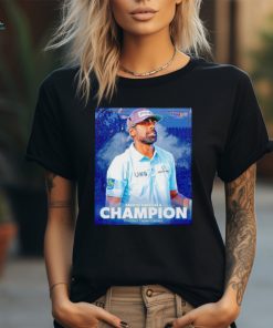 Sahith Theegala Champion Fortinet Championship shirt