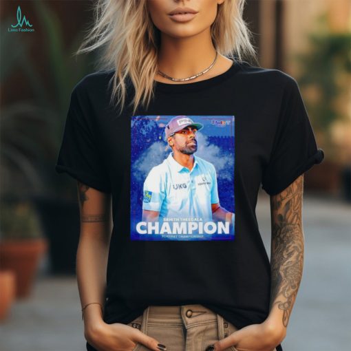 Sahith Theegala Champion Fortinet Championship shirt