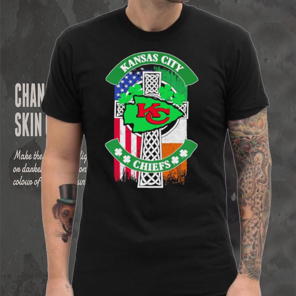 Saint Patrick’s day shamrock Kansas City Chiefs flag logo shirt Saint Patrick’s day shamrock Kansas City Chiefs flag logo shirt