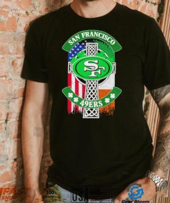Saint Patrick’s day shamrock San Francisco 49ers flag logo shirt