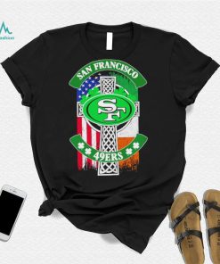 Saint Patrick’s day shamrock San Francisco 49ers flag logo shirt