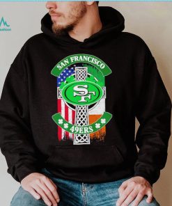 Saint Patrick’s day shamrock San Francisco 49ers flag logo shirt