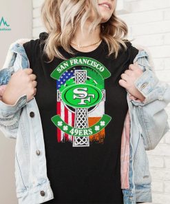 Saint Patrick’s day shamrock San Francisco 49ers flag logo shirt