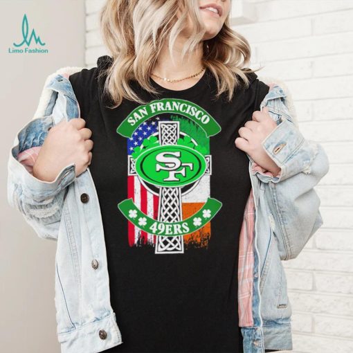 Saint Patrick’s day shamrock San Francisco 49ers flag logo shirt