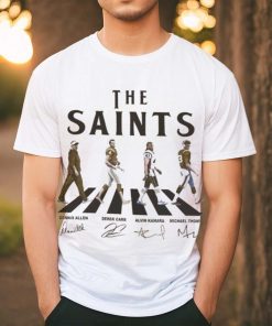 Saints Walking Abbey Road Signatures Football Shirt