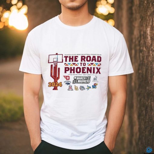 Salt Lake City 2024 NCAA Division I Men’s Basketball The Road To Phoenix shirt