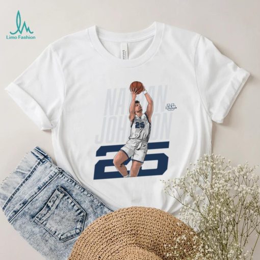Samford NCAA Men’s Basketball Nathan Johnson 2023 2024 Post Season Shirt