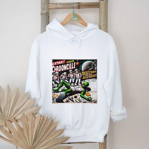 San Antonio Spurs Extra chrooncille rockets trimph orr over alien invaders shirt