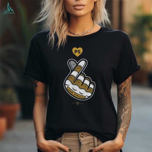 San Diego Finger Heart T Shirt