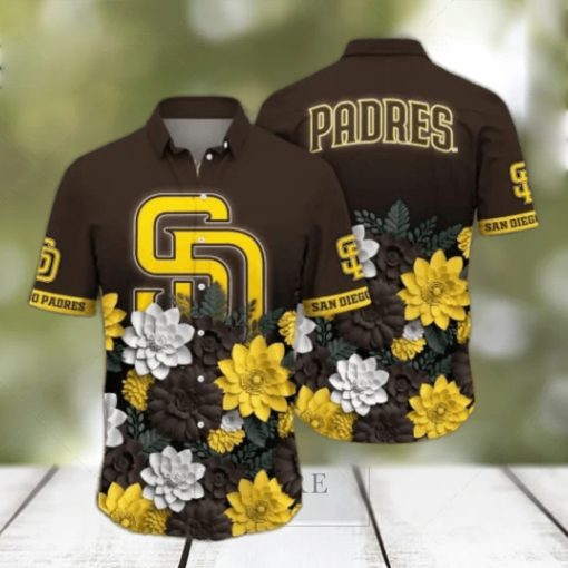 San Diego Padres MLB Flower Hawaii Shirt And Tshirt For Fans