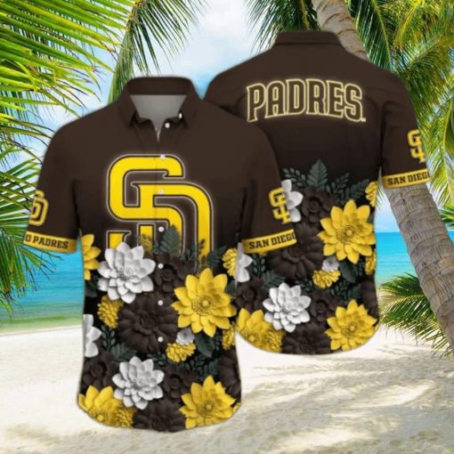 San Diego Padres MLB Flower Hawaii Shirt And Tshirt For Fans