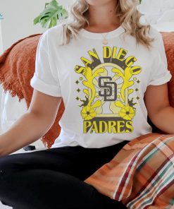 San Diego Padres New Era White Ringer T Shirt