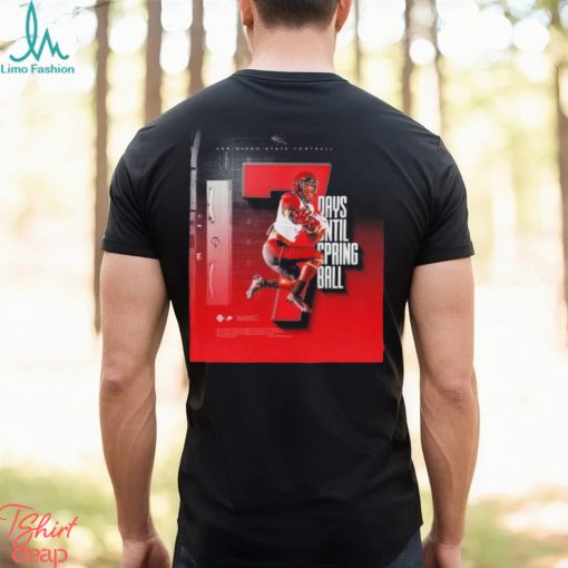 San Diego State Aztecs 7 days until spring ball shirt