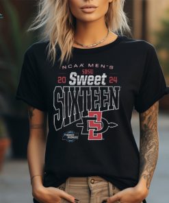 San Diego State Aztecs Men's Basketball 2024 Sweet Sixteen Streetwear T Shirt