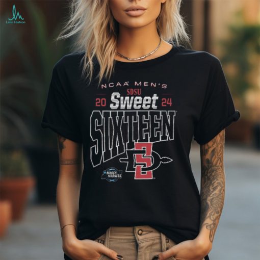 San Diego State Aztecs Men’s Basketball 2024 Sweet Sixteen Streetwear T Shirt