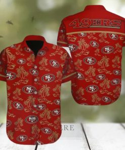 San Francisco 49ers Hawaiian Shirt Island Pattern Summer Beach Gift
