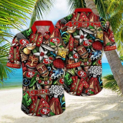 San Francisco 49ers NFL Flower Hawaii Shirt And Tshirt For Fans