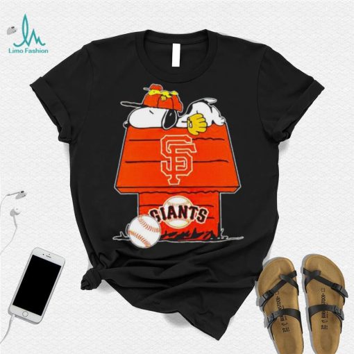 San Francisco Giants Snoopy And Woodstock The Peanuts Baseball shirt