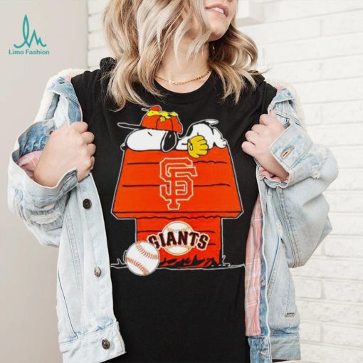 San Francisco Giants Snoopy And Woodstock The Peanuts Baseball shirt