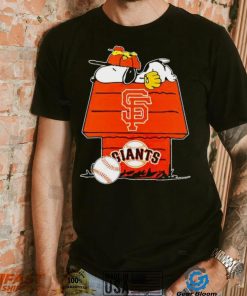 San Francisco Giants Snoopy And Woodstock The Peanuts Baseball shirt