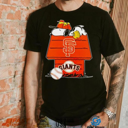 San Francisco Giants Snoopy And Woodstock The Peanuts Baseball shirt