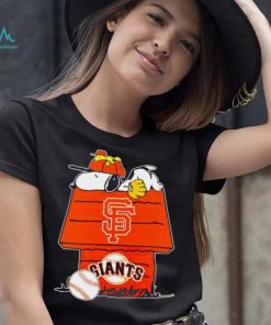 San Francisco Giants Snoopy And Woodstock The Peanuts Baseball shirt