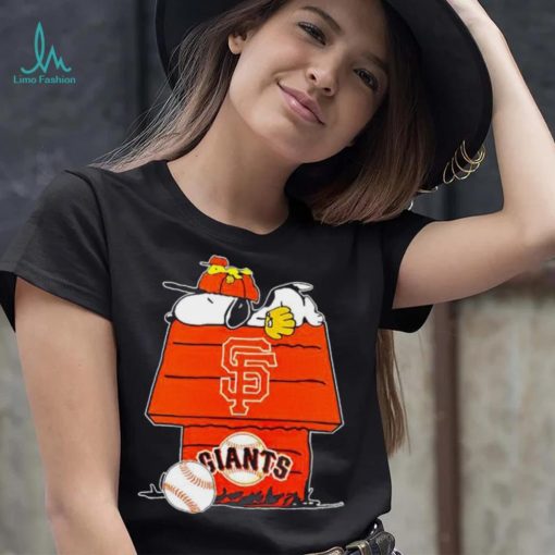 San Francisco Giants Snoopy And Woodstock The Peanuts Baseball shirt