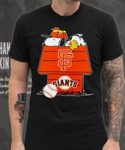 San Francisco Giants Snoopy And Woodstock The Peanuts Baseball shirt