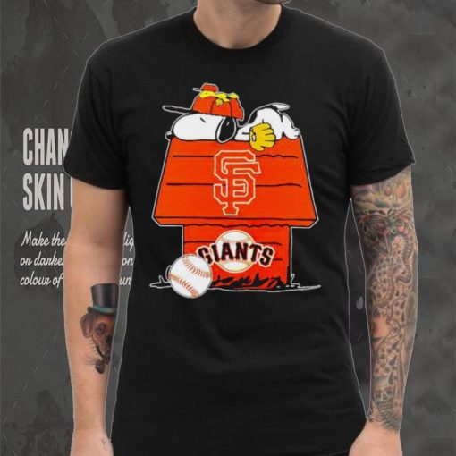 San Francisco Giants Snoopy And Woodstock The Peanuts Baseball shirt