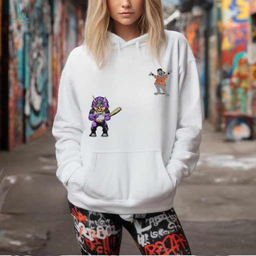 San Francisco Giants VS Colorado Rockies MLB 2024 mascot cartoon baseball shirt