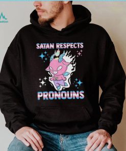 Satan Respects Pronouns gay LGBT shirt