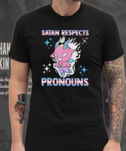 Satan Respects Pronouns gay LGBT shirt, hoodie, sweater, long sleeve and tank top Satan Respects Pronouns gay LGBT shirt