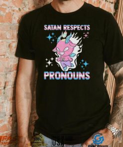 Satan Respects Pronouns gay LGBT shirt, hoodie, sweater, long sleeve and tank top Satan Respects Pronouns gay LGBT shirt