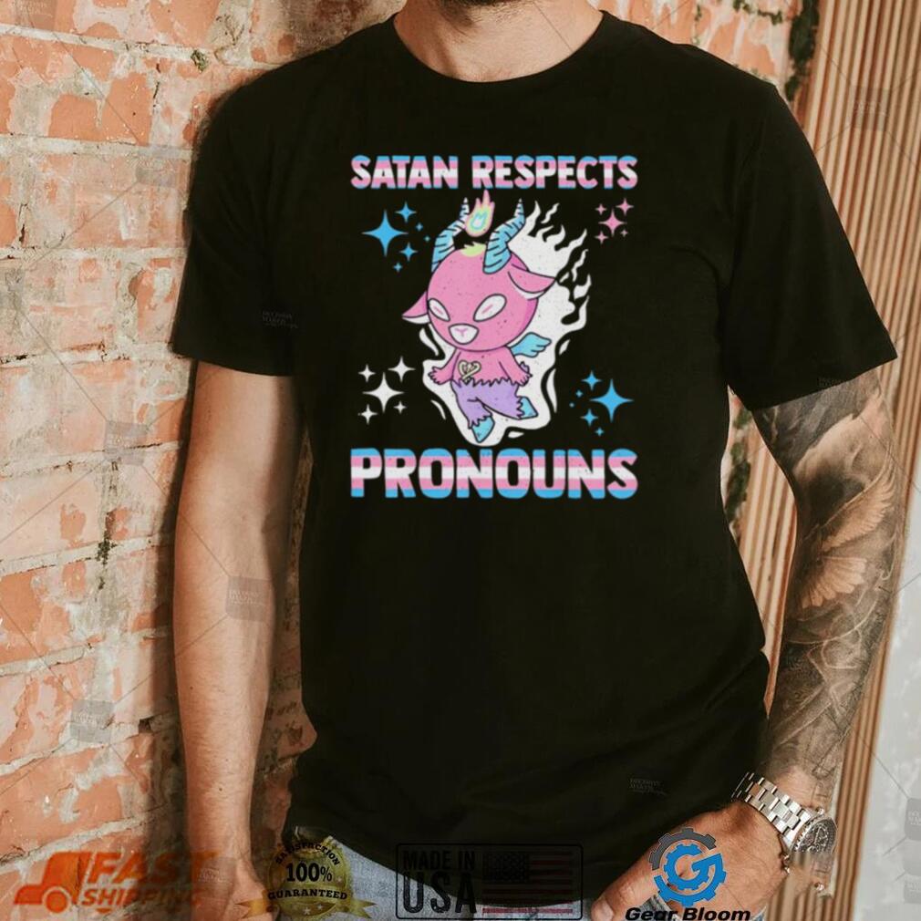 Satan Respects Pronouns gay LGBT shirt Satan Respects Pronouns gay LGBT shirt