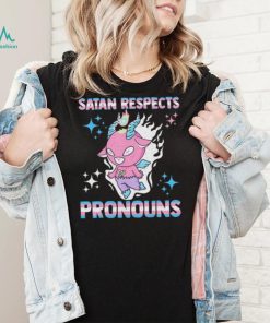 Satan Respects Pronouns gay LGBT shirt, hoodie, sweater, long sleeve and tank top Satan Respects Pronouns gay LGBT shirt