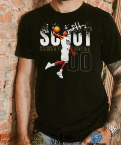 Scoot Henderson professional basketball player Portland Trail Blazers number 00 signature shirt