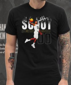 Scoot Henderson professional basketball player Portland Trail Blazers number 00 signature shirt