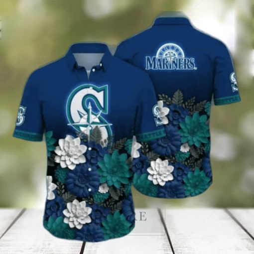 Seattle Mariners MLB Flower Hawaii Shirt And Tshirt For Fans