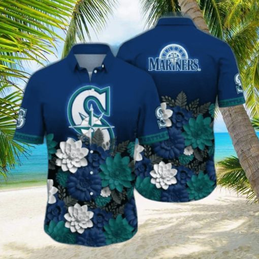 Seattle Mariners MLB Flower Hawaii Shirt And Tshirt For Fans